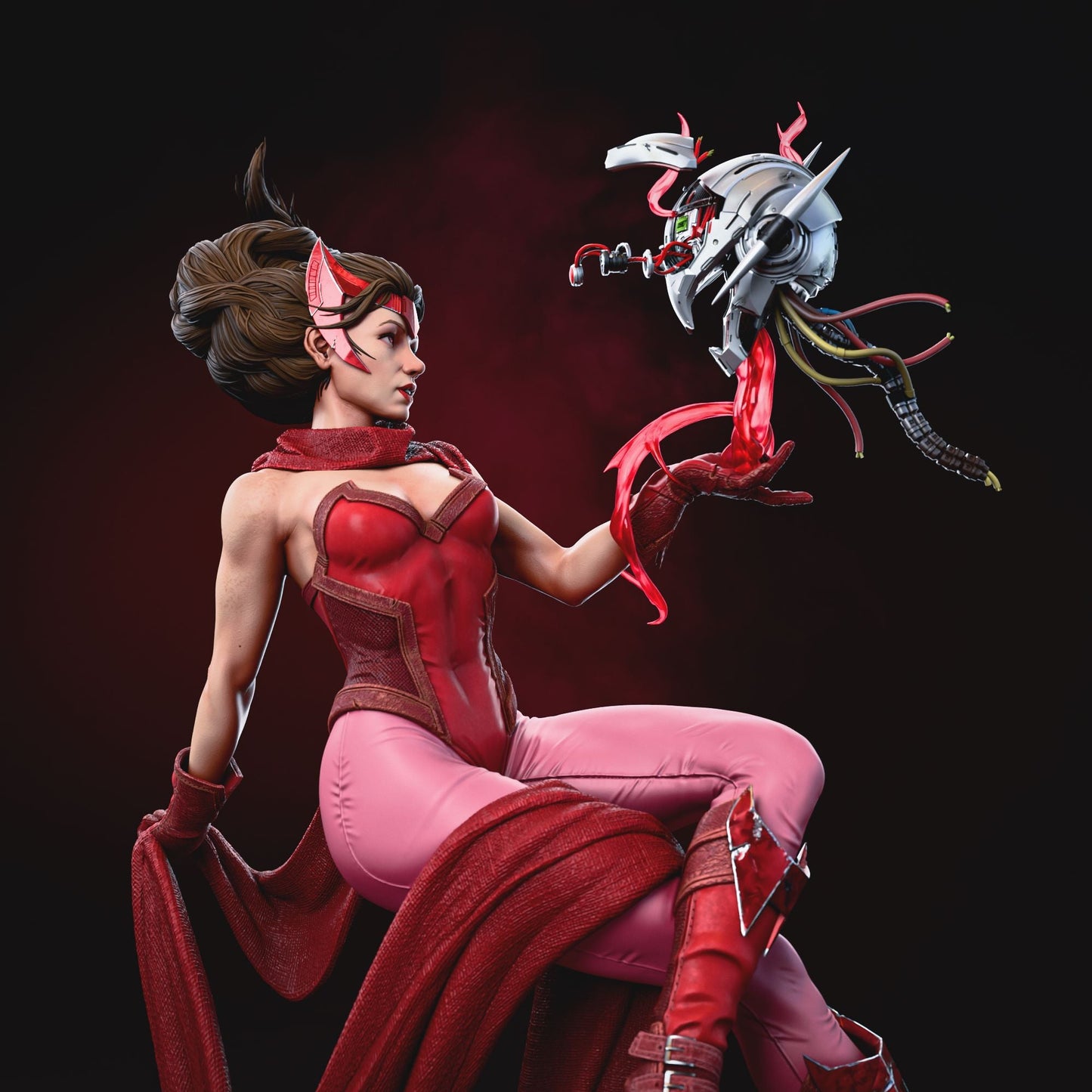 Marvel Comics Statue - Scarlet Witch (1:6 & 1:9 Scale & Bust)