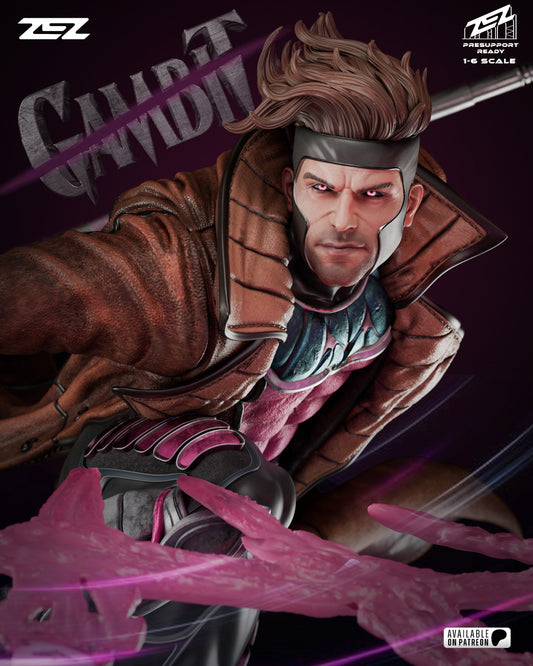 Marvel Comics Statue - Gambit (1:6 Scale & Bust)