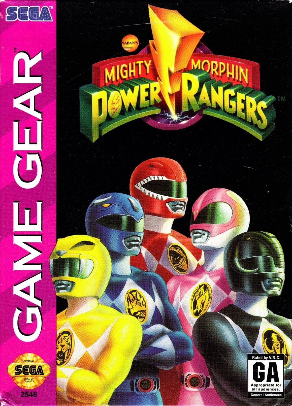 Power Rangers Video Game - Mighty Morphin Power Rangers (Sega Game Gear)