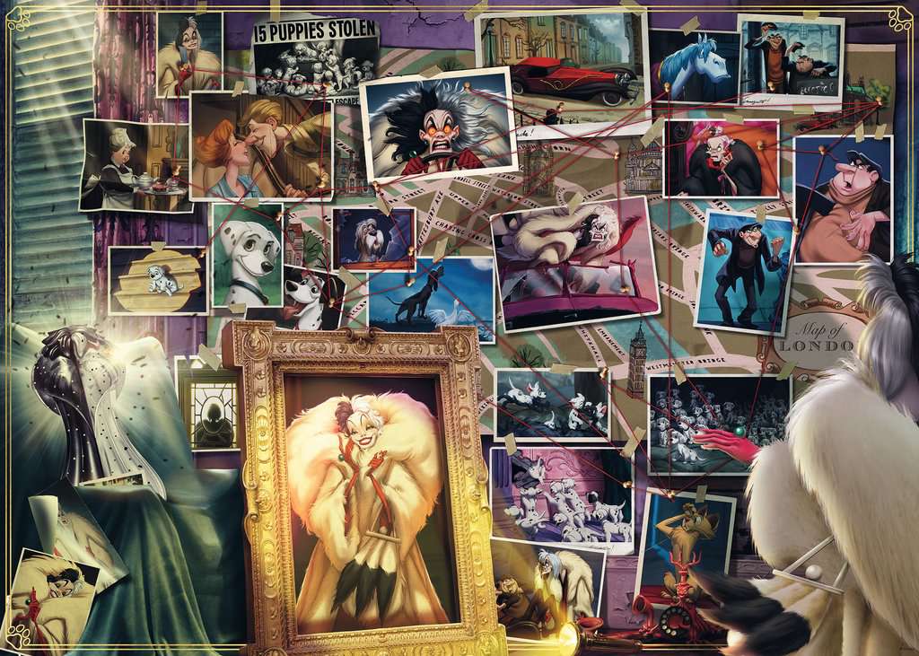 Disney Villainous Puzzle - Cruella de Vil