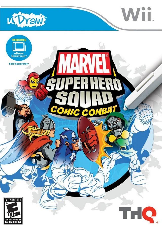 Marvel Video Game - uDraw Marvel Super Hero Squad: Comic Combat (Wii)