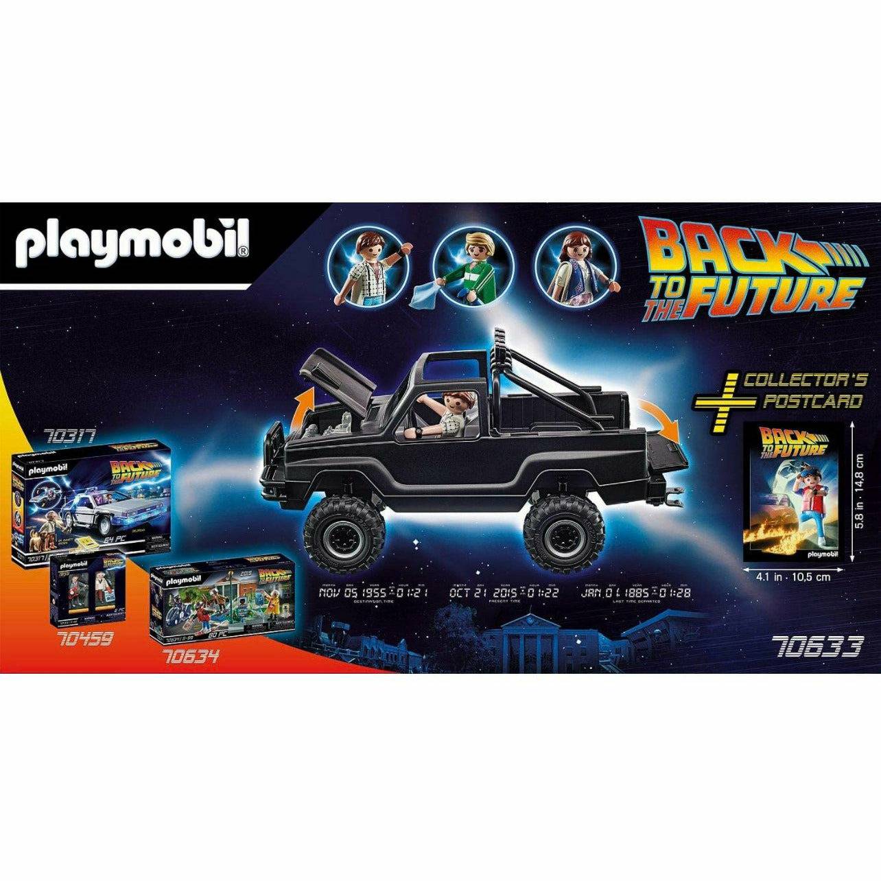 Playmobil Playset - Back to the Future 35-piece 1985 Marty's Pickup Truck