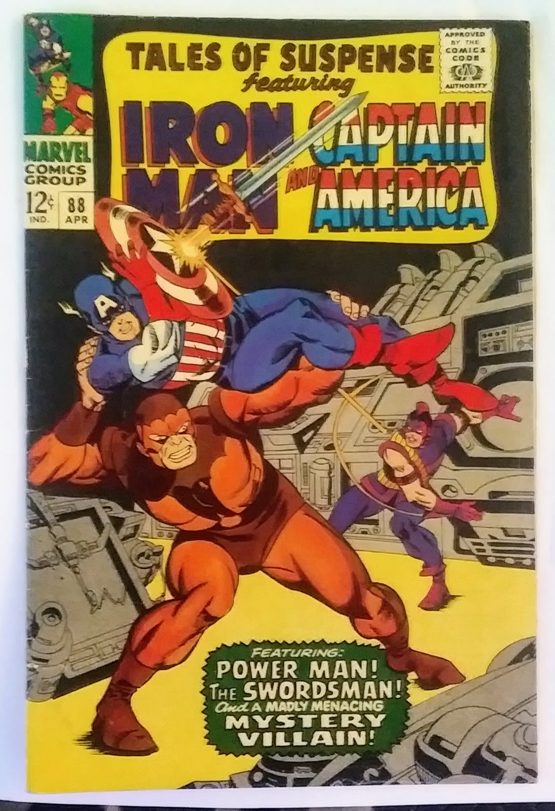 Tales of Suspense #088, Marvel Comics (April 1967, VG-)