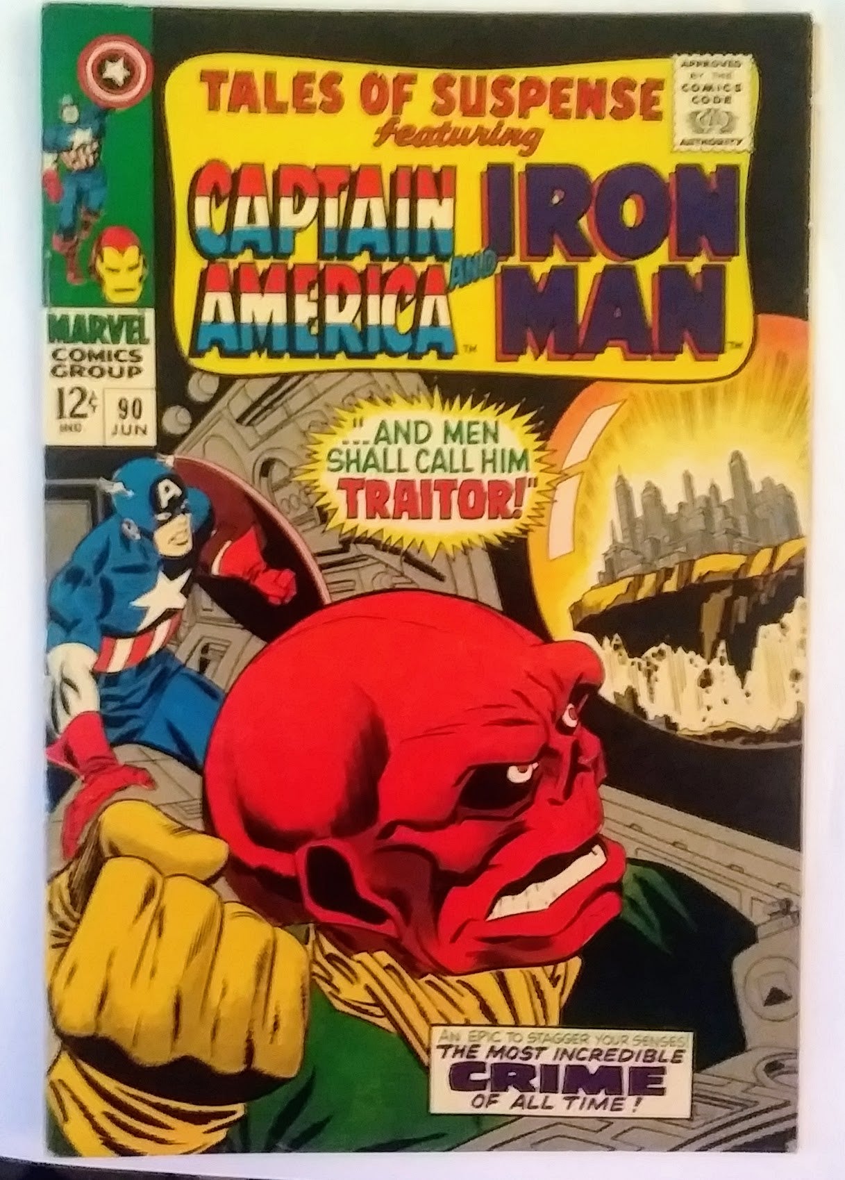 Tales of Suspense #090, Marvel Comics (June 1967, FN-)