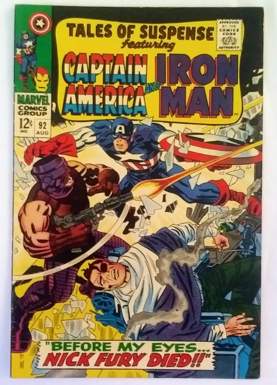 Tales of Suspense #092, Marvel Comics (August 1967, VG)