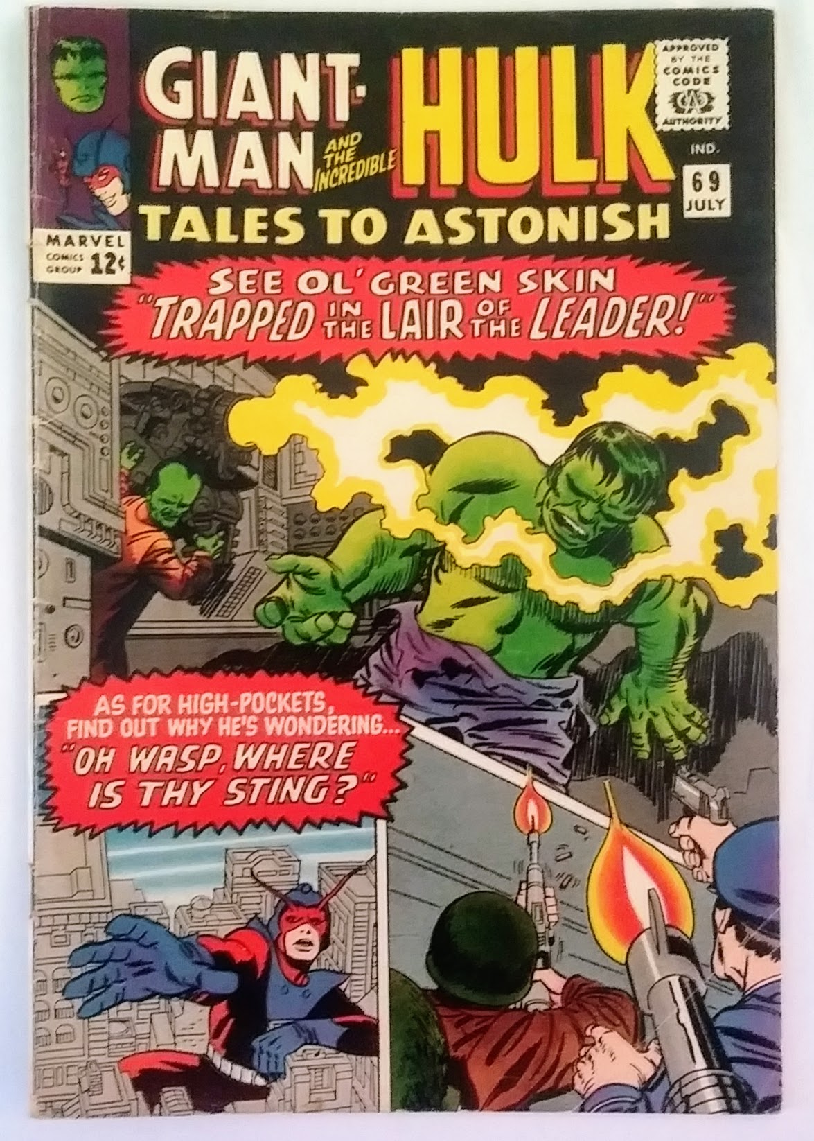 Tales to Astonish #069, Marvel Comics (July 1965, VG-)