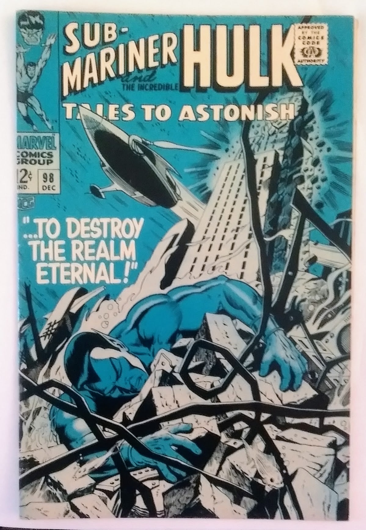 Tales to Astonish #098, Marvel Comics (December 1967, VF-)