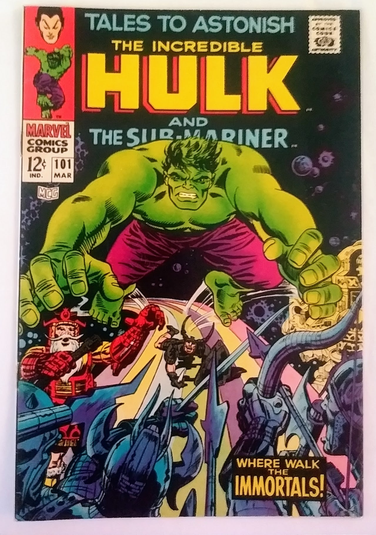 Tales to Astonish #101, Marvel Comics (March 1968, VG)