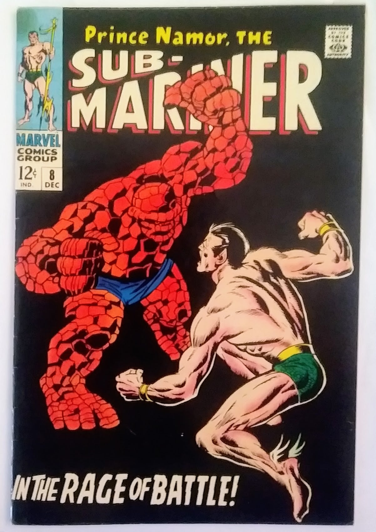 Sub-Mariner #08, Marvel Comics (December 1968, GD/VG)