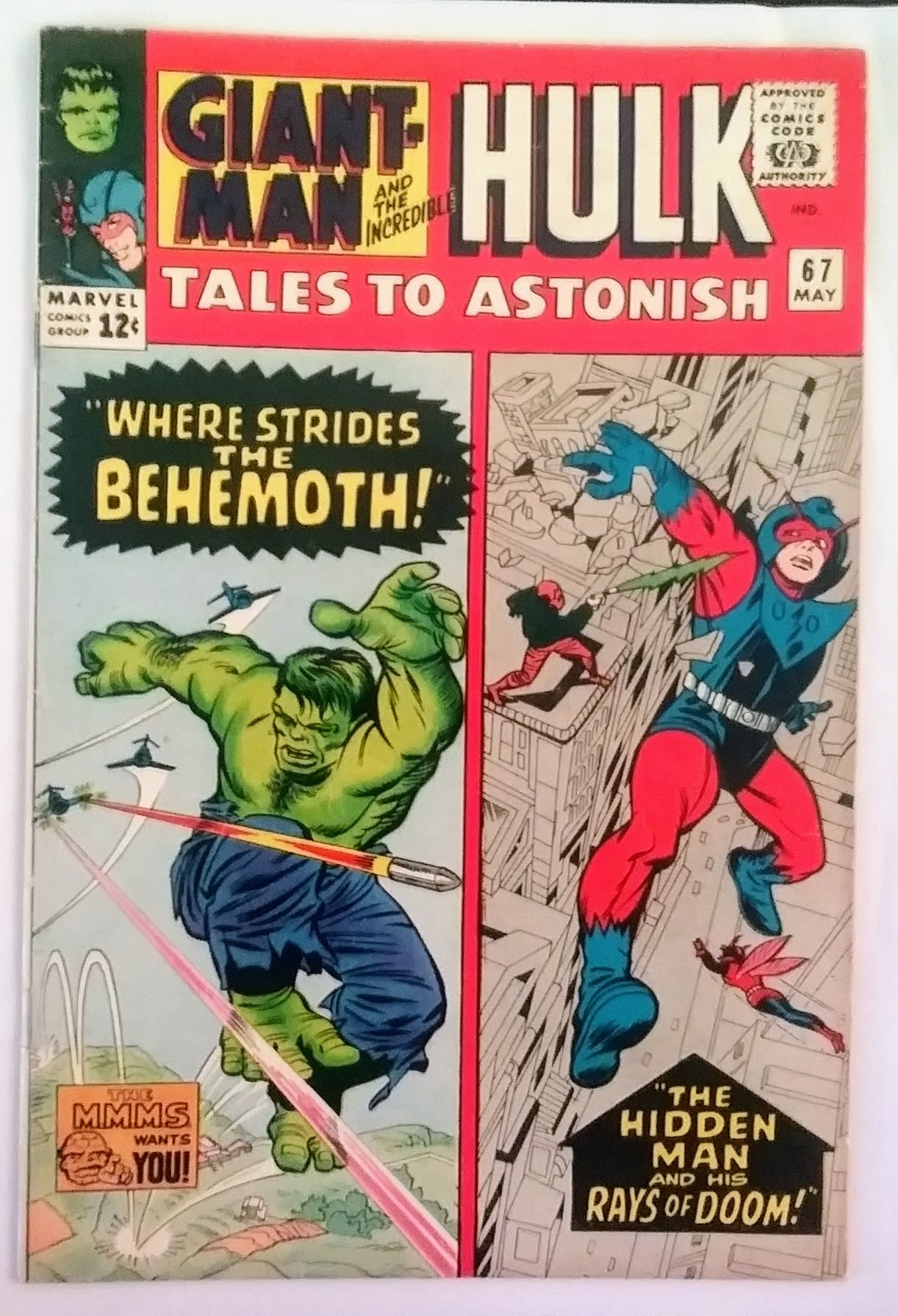 Tales to Astonish #067, Marvel Comics (May 1965, VG)