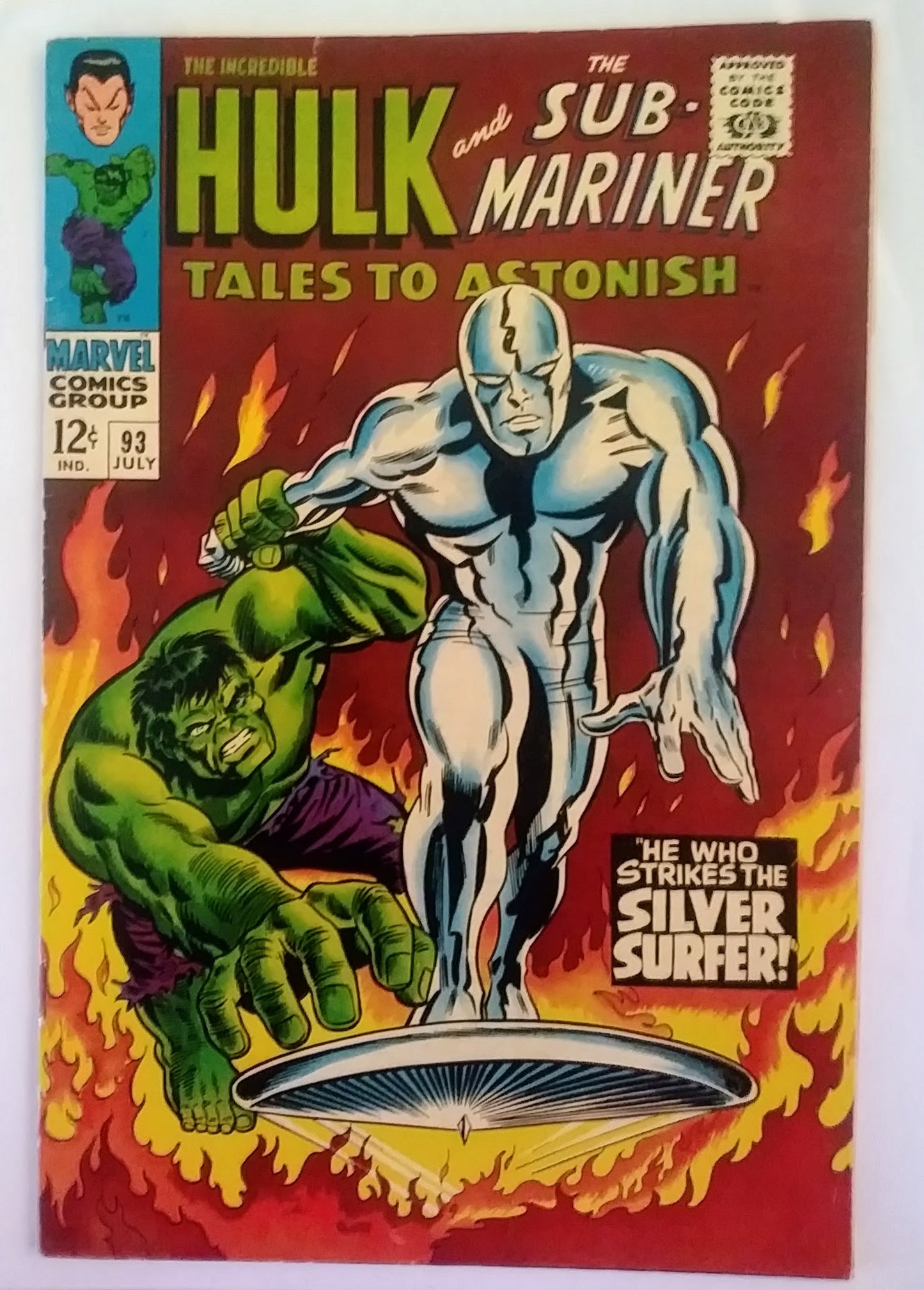 Tales to Astonish #093, Marvel Comics (July 1967, Fine)
