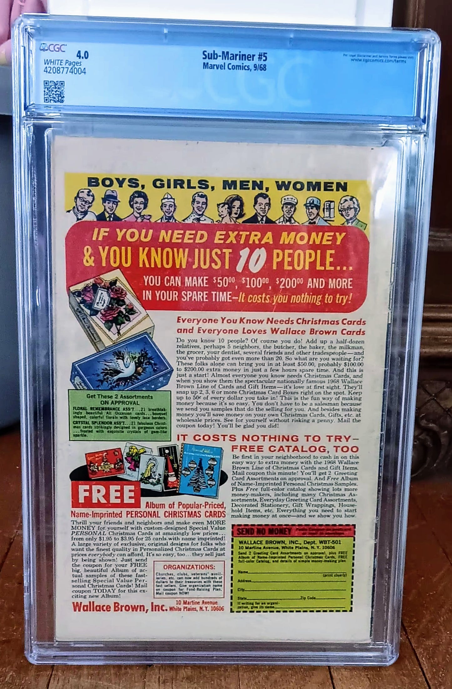 Sub-Mariner #05, Marvel Comics (September 1968, CGC 4.0)