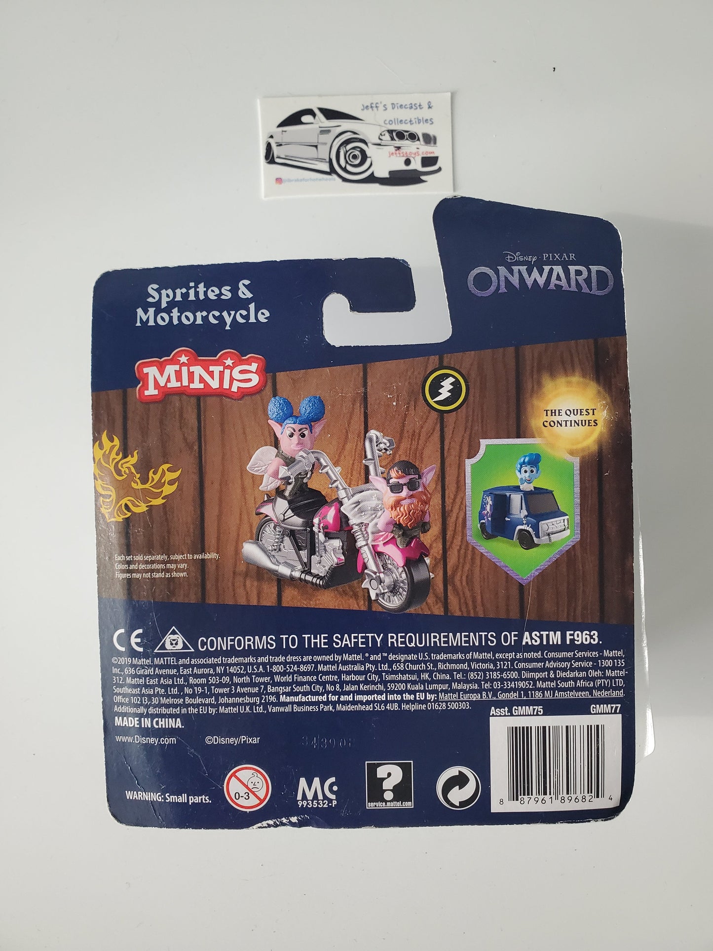 Disney Hot Wheels - Onward Sprites & Motorcycle Minis
