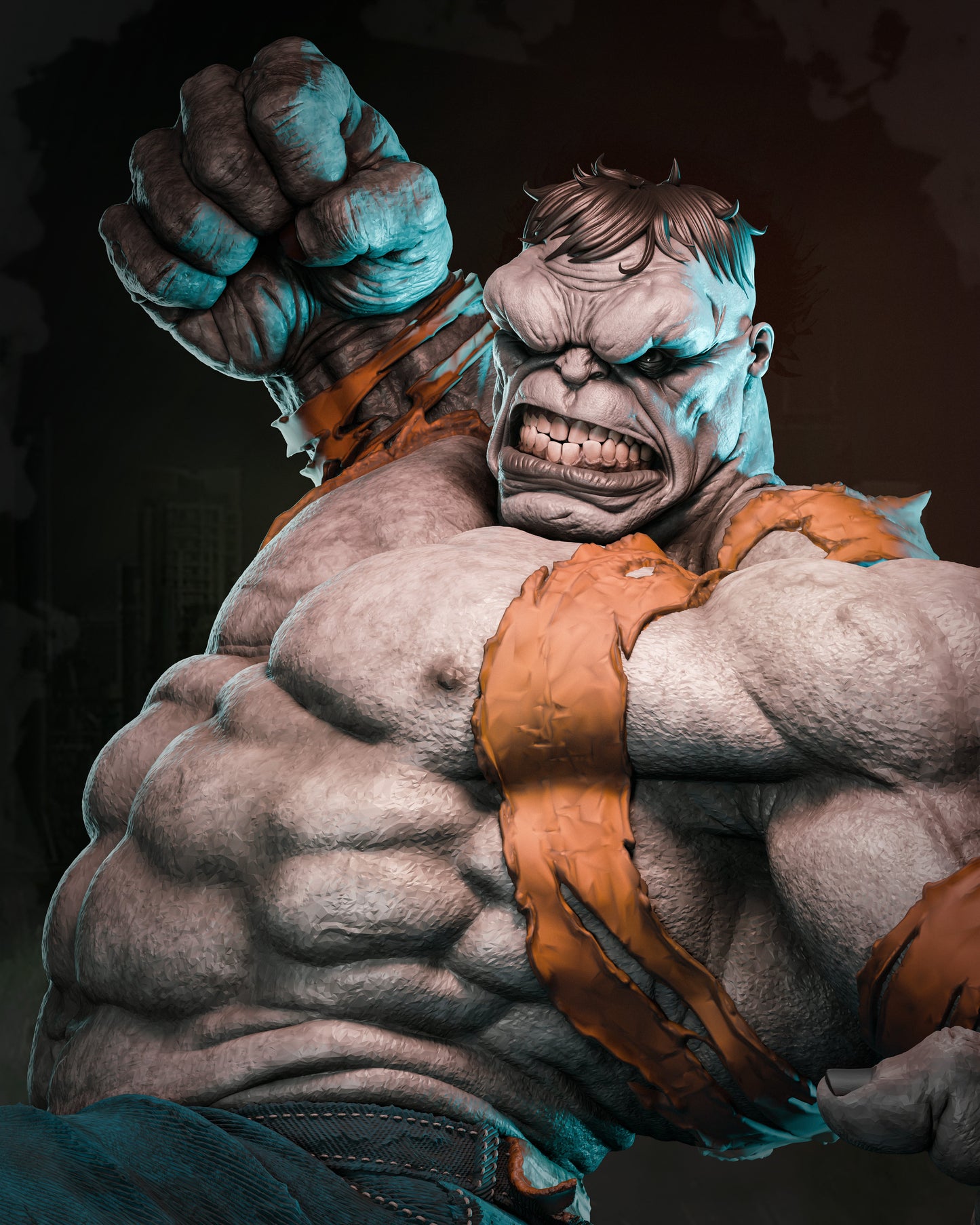 Marvel Comics Statue - The Hulk (1:6 Scale & Bust)