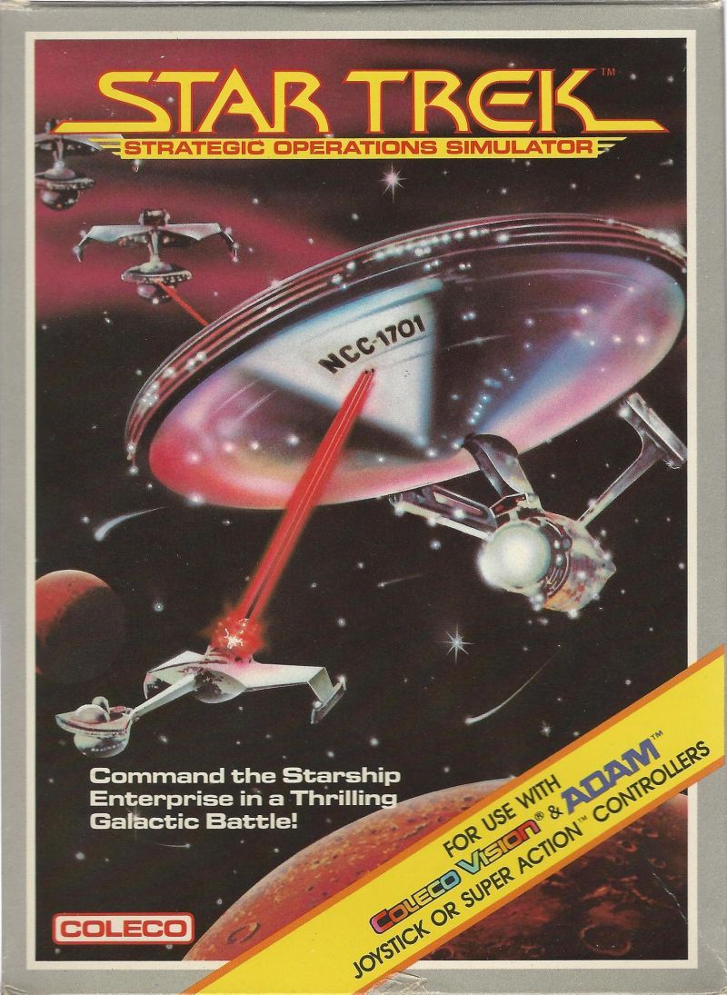 Star Trek Video Game - Strategic Operations Simulator (Colecovision)