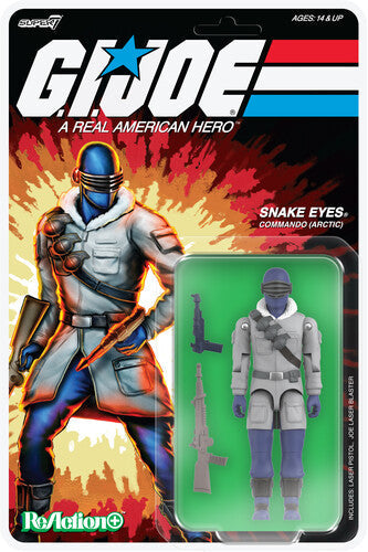 G.I. Joe Reaction Figure Wv 05 - Arctic Snake Eyes Movie