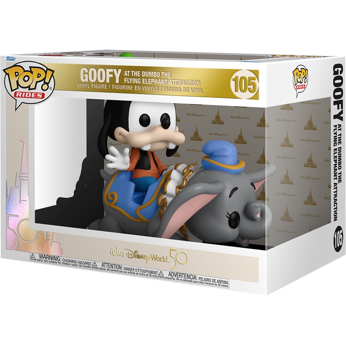 Funko Pop! Rides - Dumbo Ride with Goofy (Walt Disney World 50th Anniversary)