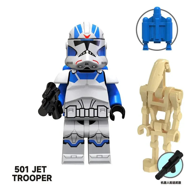 Star Wars Lego Custom Minifigure - 501st Jet Trooper