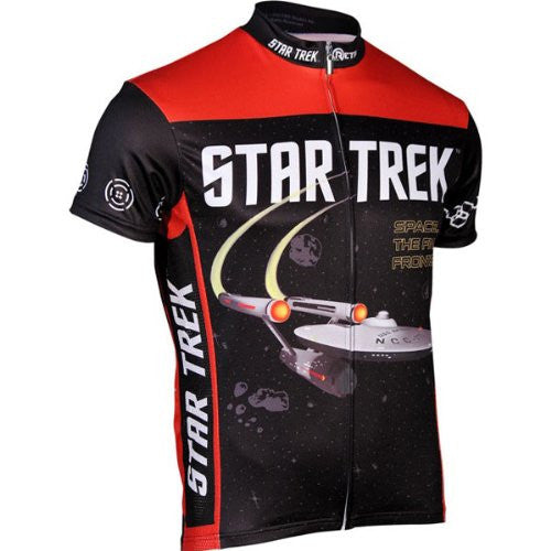 star trek bicycle jersey Star Trek Cycling Jersey (Small) Small / Red