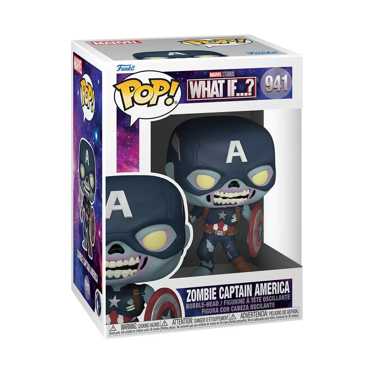 Marvel Funko Pop! - Zombie Captain America (What If)
