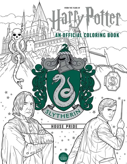 Harry Potter Paperback Book - Slytherin House Pride: The Official Coloring Book