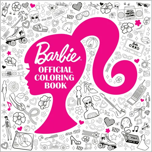 Barbie Paperback Book - Official Coloring Book
