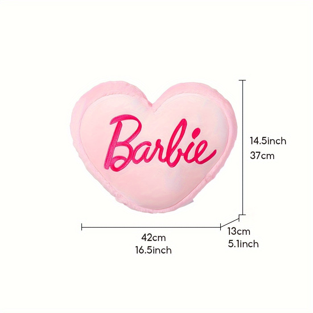 Barbie Heart-Shaped Pillow