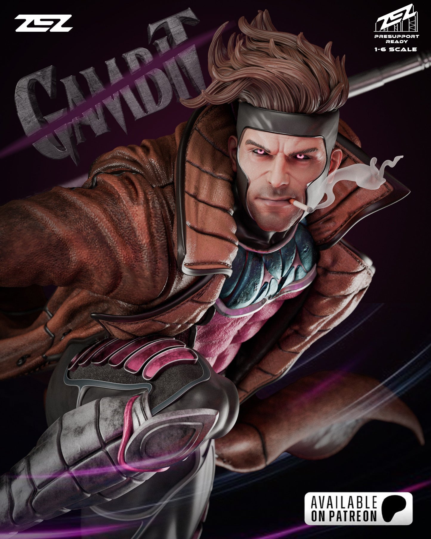 Marvel Comics Statue - Gambit (1:6 Scale & Bust)