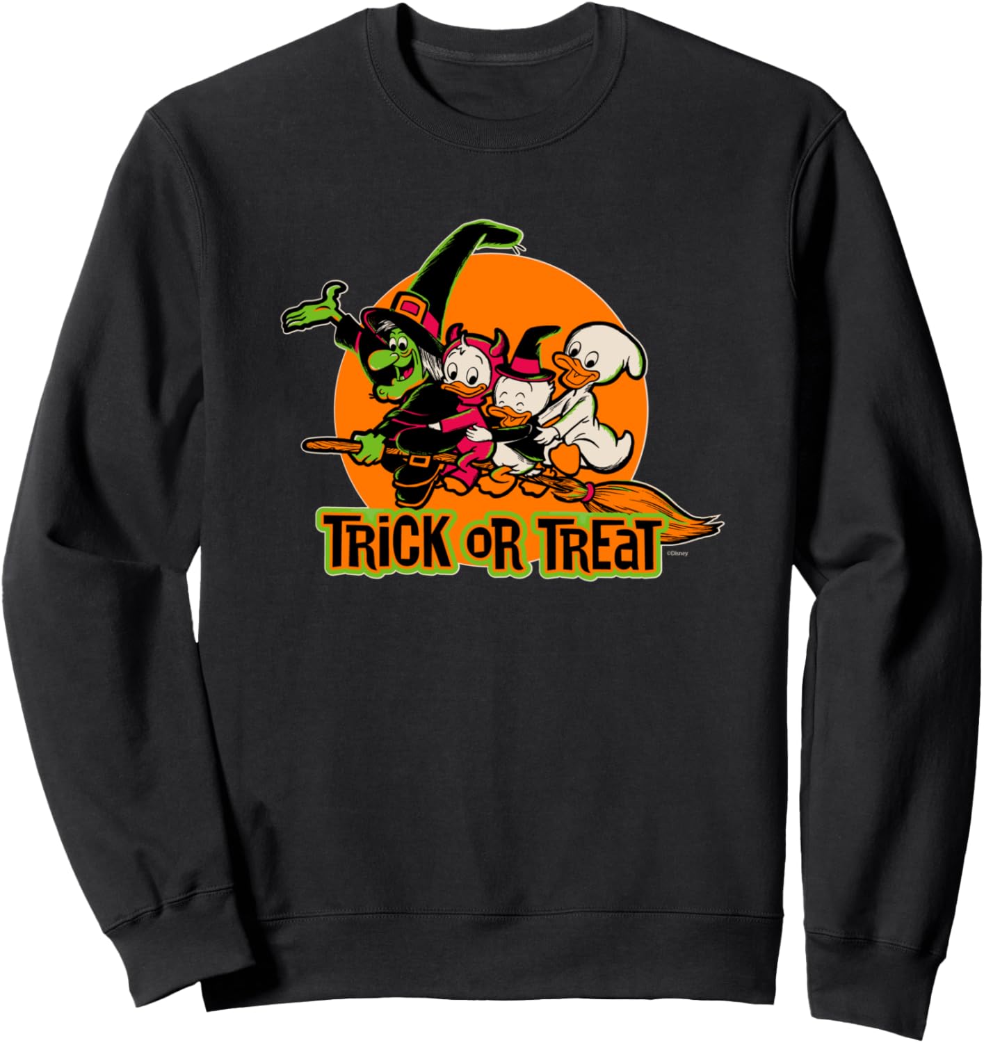 Disney Sweatshirt - Huey Dewey Louie Trick or Treat Halloween