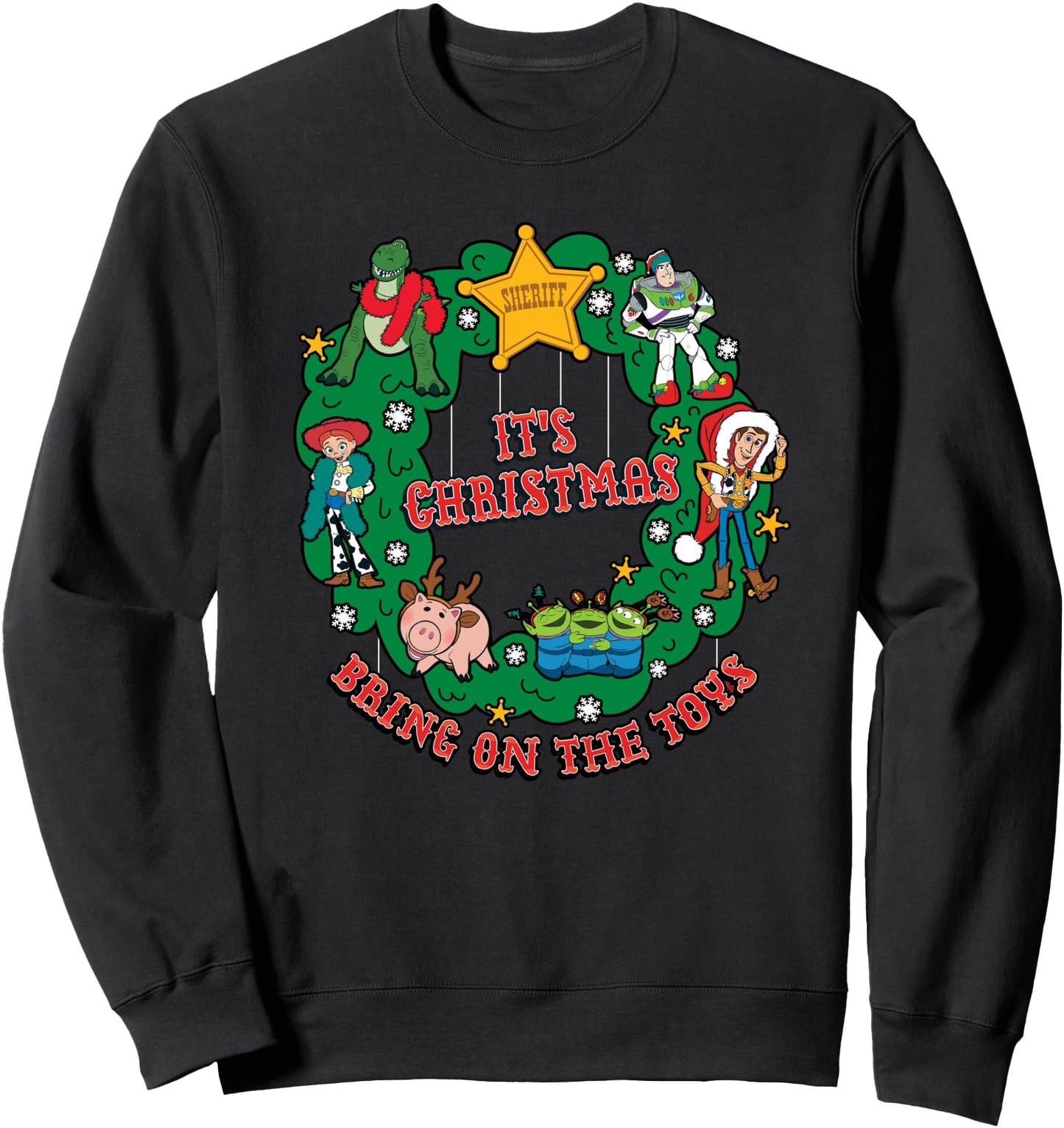 Disney Sweatshirt - Toy Story It's Christmas, Bring on the Toys