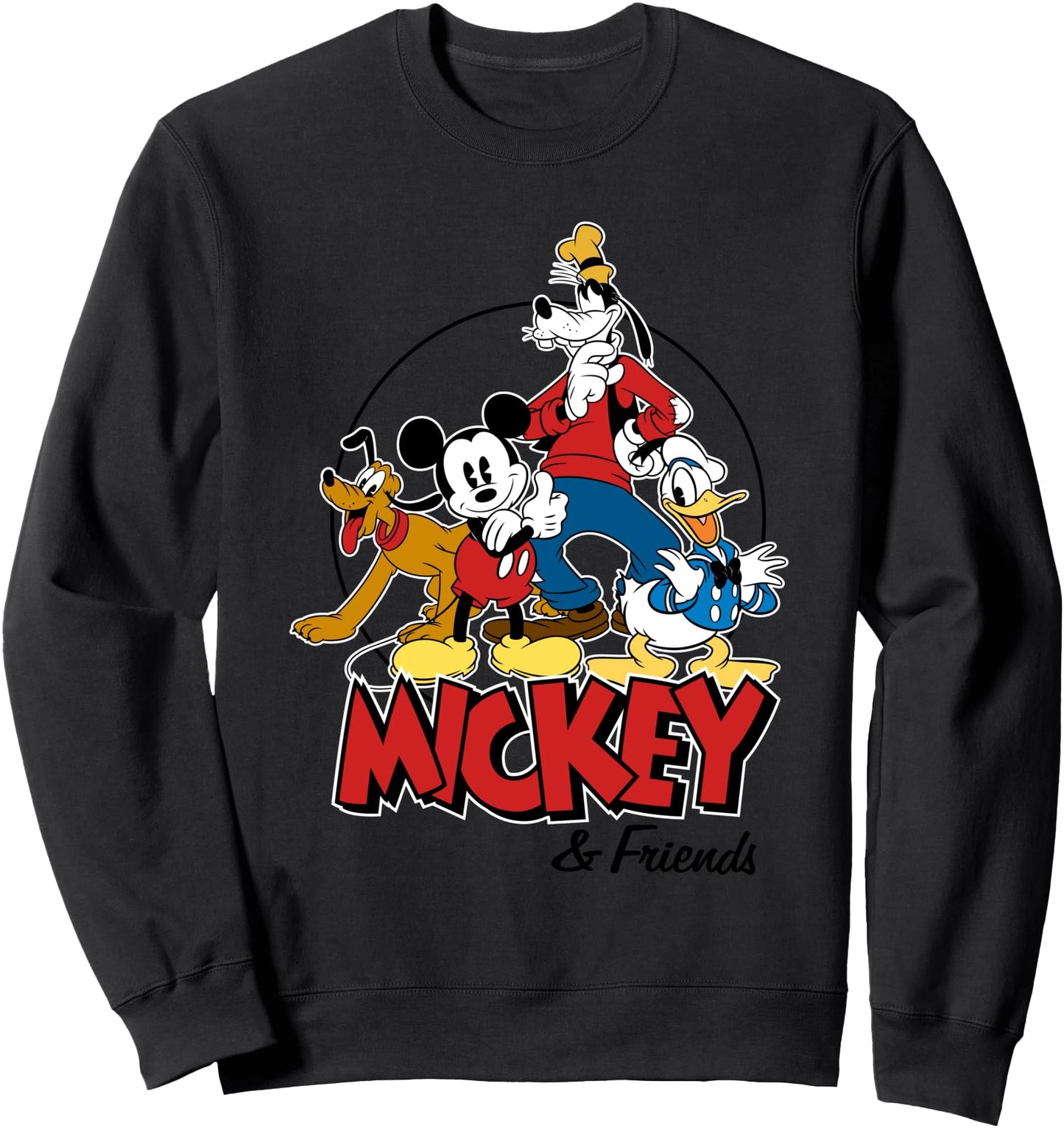 Disney Sweatshirt - Mickey Mouse and Friends Pullover