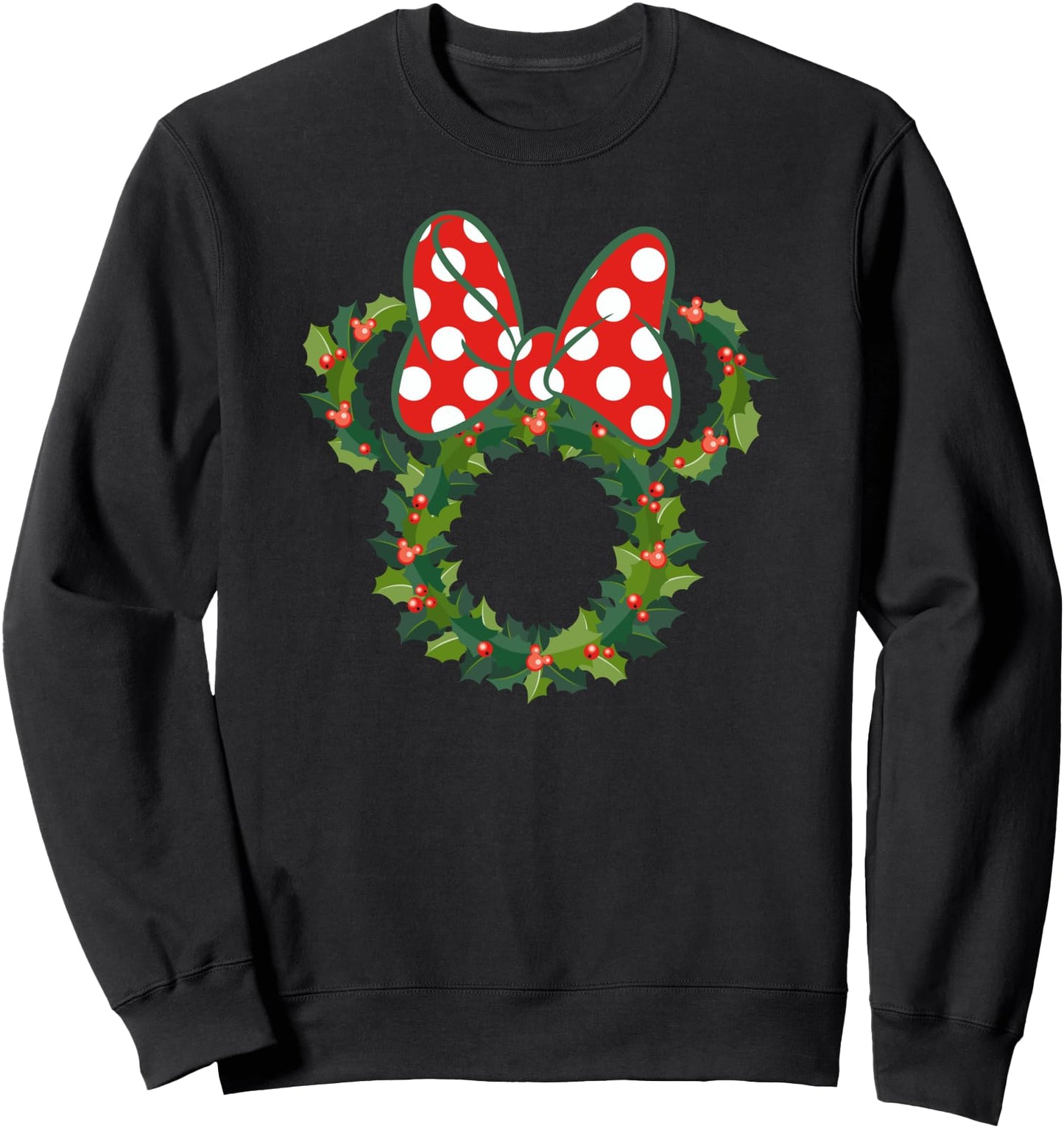 Disney Sweatshirt - Minnie Holiday Wreath
