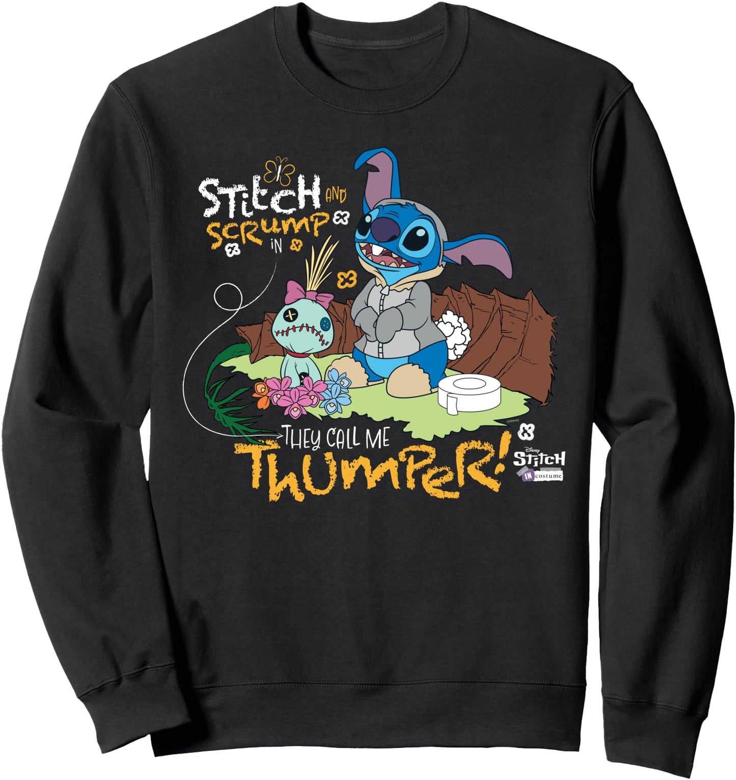 Disney Sweatshirt - Stitch in Costume Bambi They Call Me Thumper