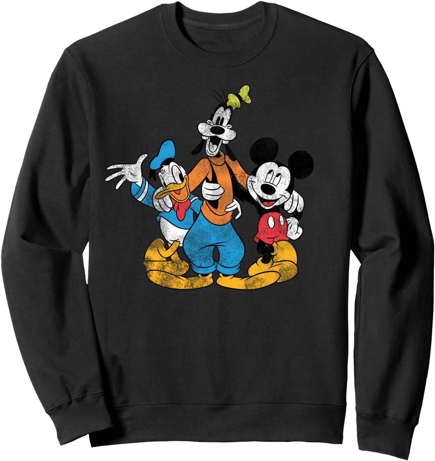 Disney Sweatshirt - Mickey Donald and Goofy Trio