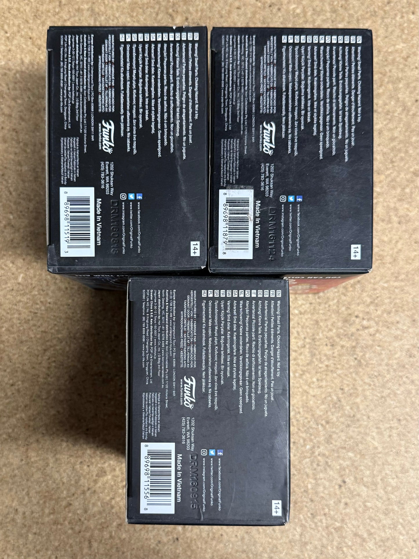 DC Funko Dorbz Set - Arrow Malcolm Merlyn, Robin & Zur-En-arrh Batman Exclusive Lot Of 3