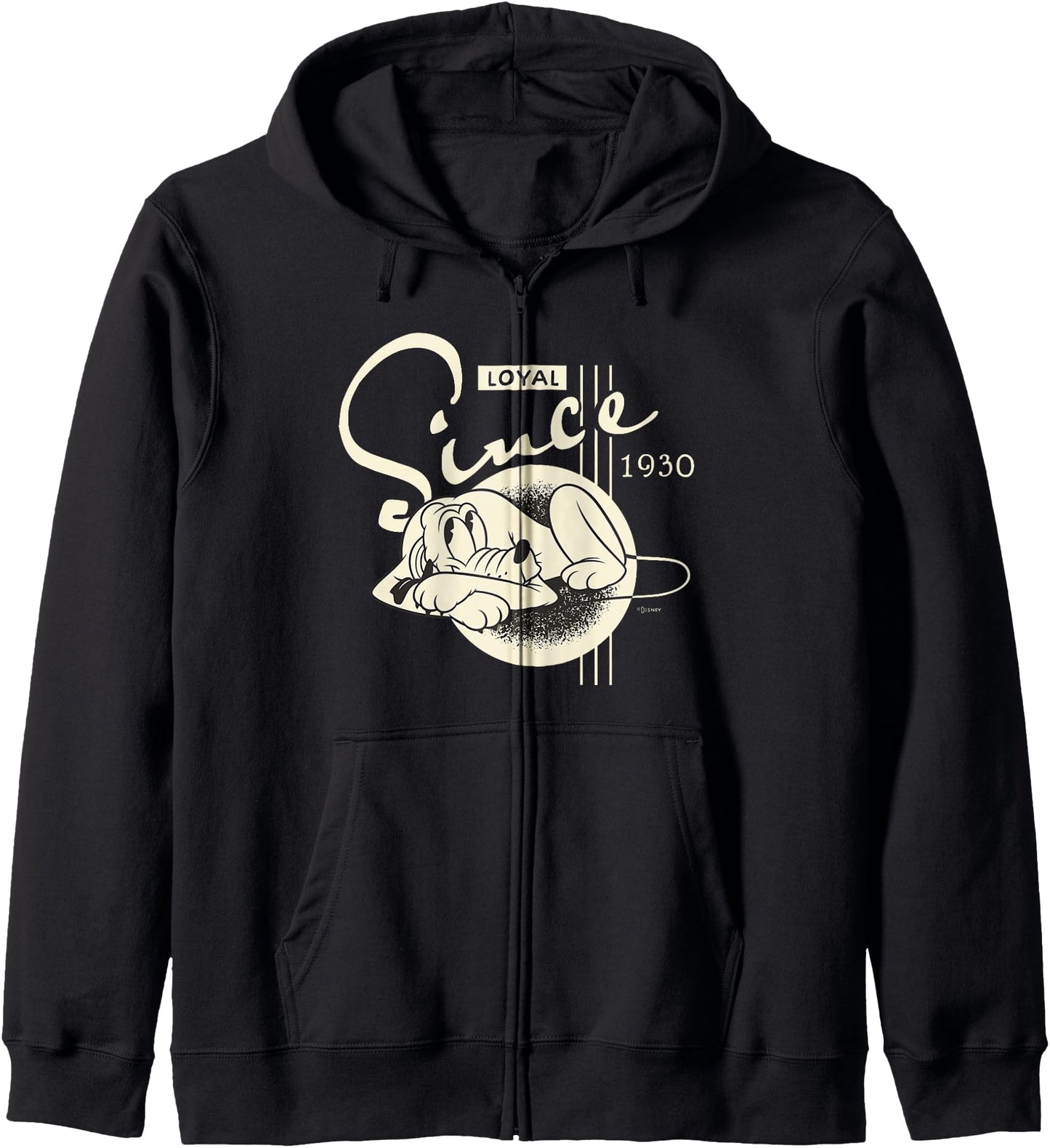 Disney Hoodie - Pluto Loyal Since 1930 Retro Vintage D100