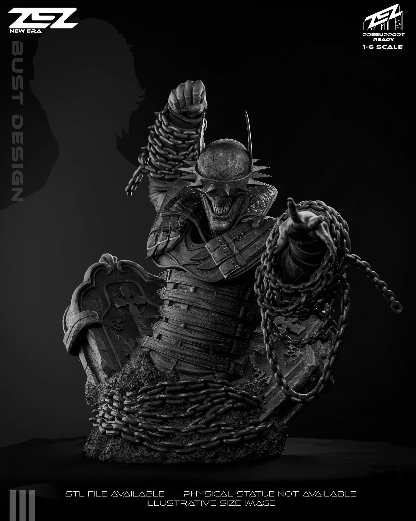 DC Comics Statue - The Batman Who Laughs (1:6 Scale & Bust)