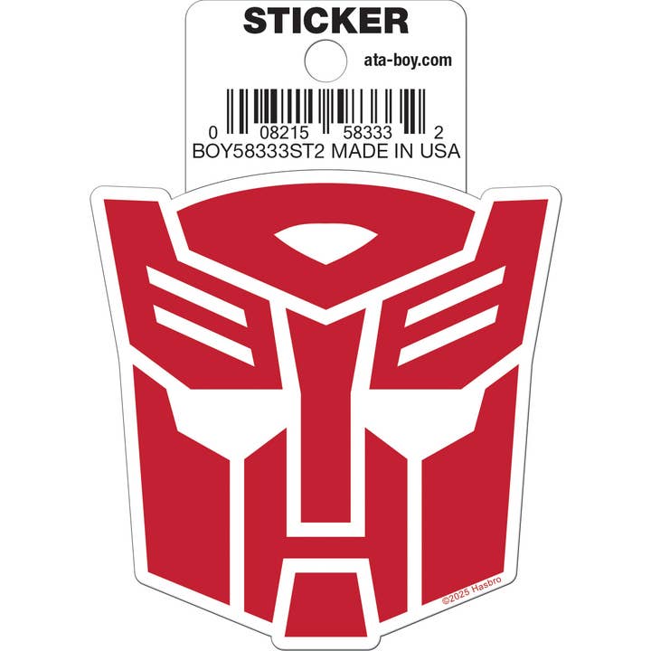 Transformers Autobot Logo Die Cut Vinyl Sticker