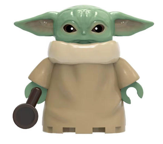 Star Wars Lego Custom Minifigure - Grogu (Baby Yoda)
