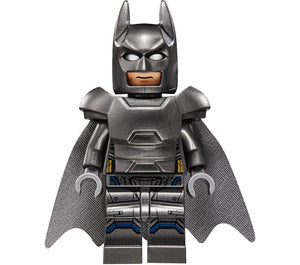 Batman Lego Custom Minifigure - Armored Batman Silver 2