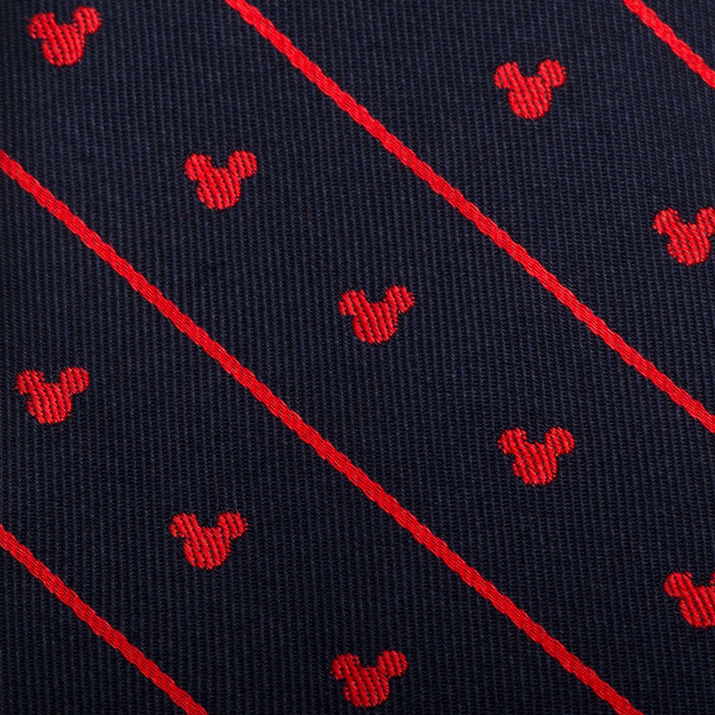 Disney Mickey Mouse Navy Pinstripe Tie