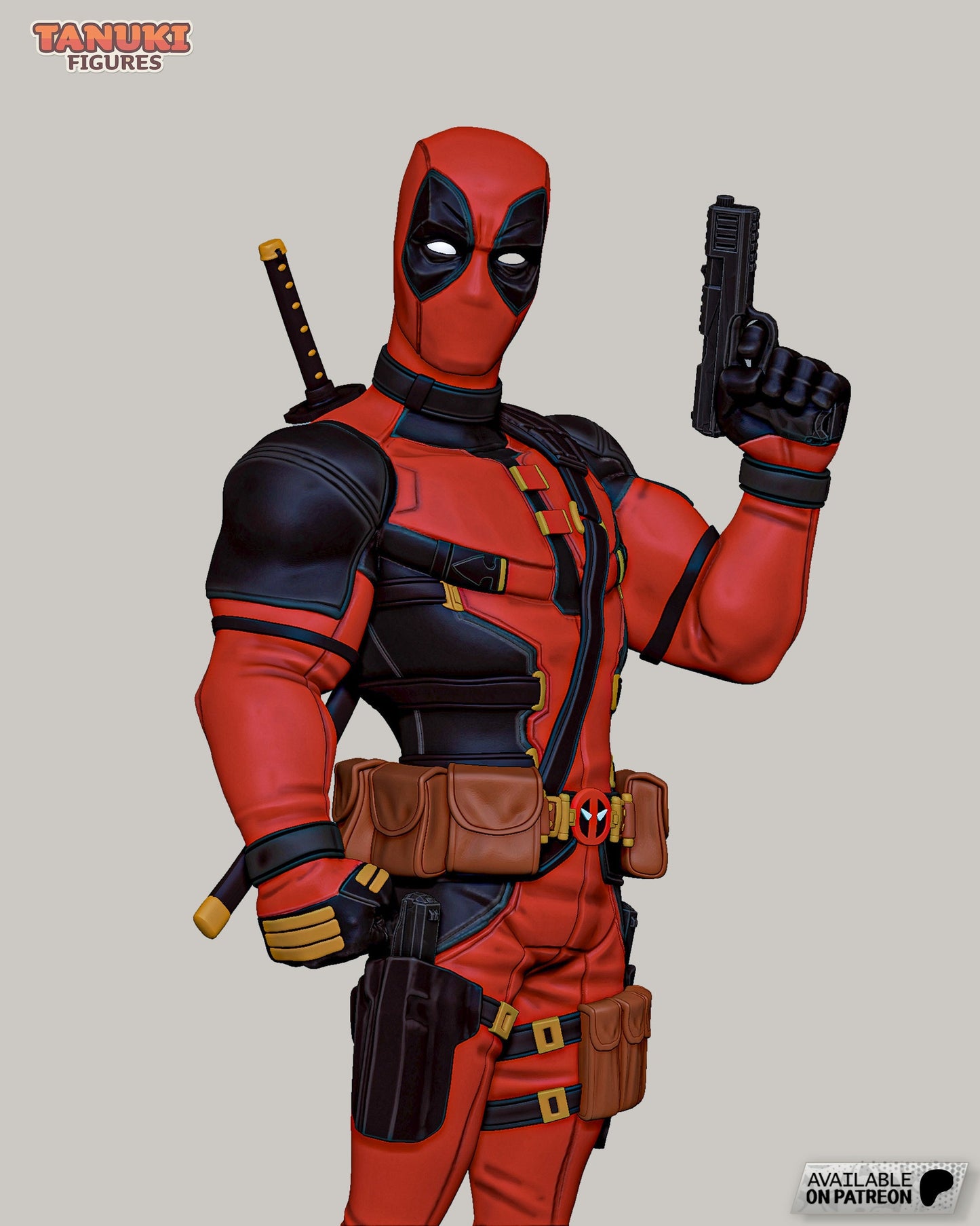 Marvel Comics Statue - Toon Deadpool (1:12 Scale)