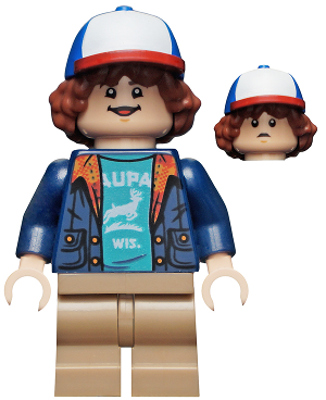 TV Lego Custom Minifigure - Dustin Henderson Stranger Things