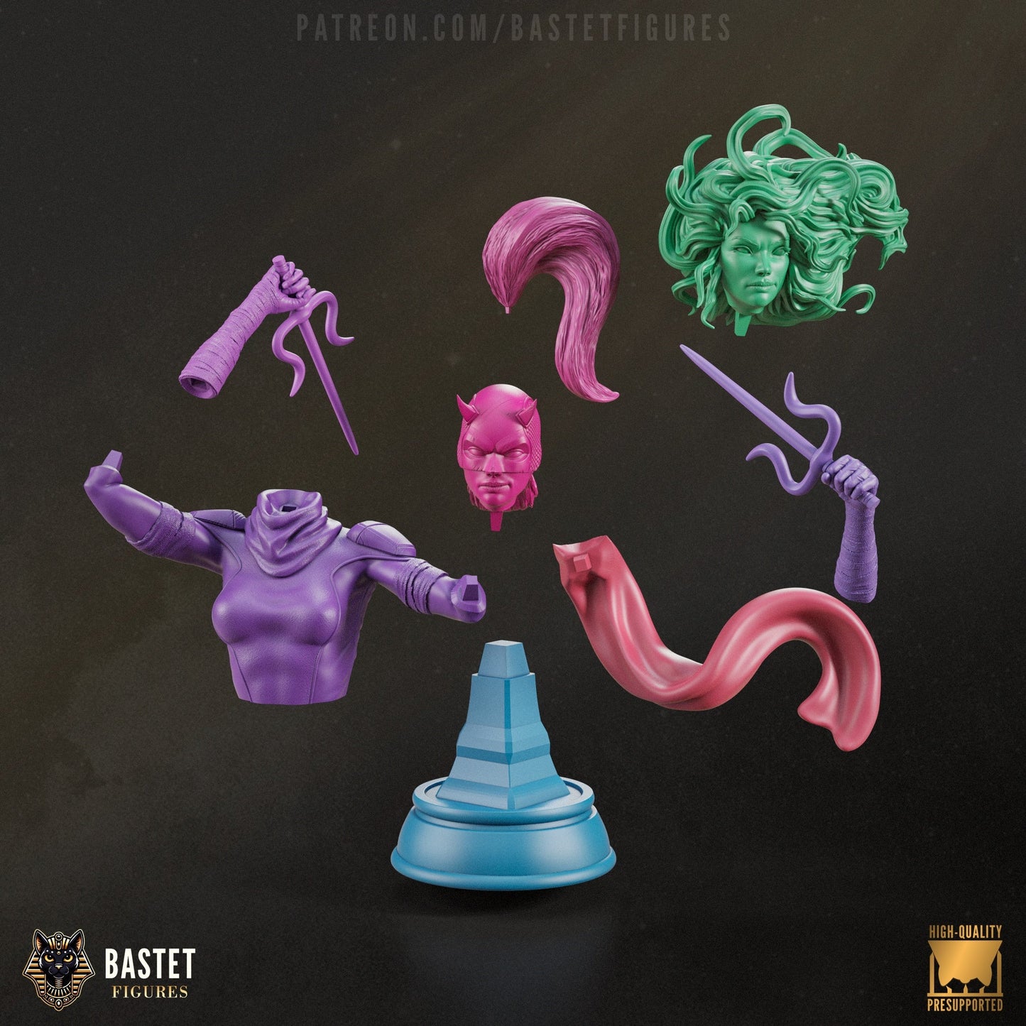 Marvel Comics Statue - Elektra (1:8 Scale & Bust)