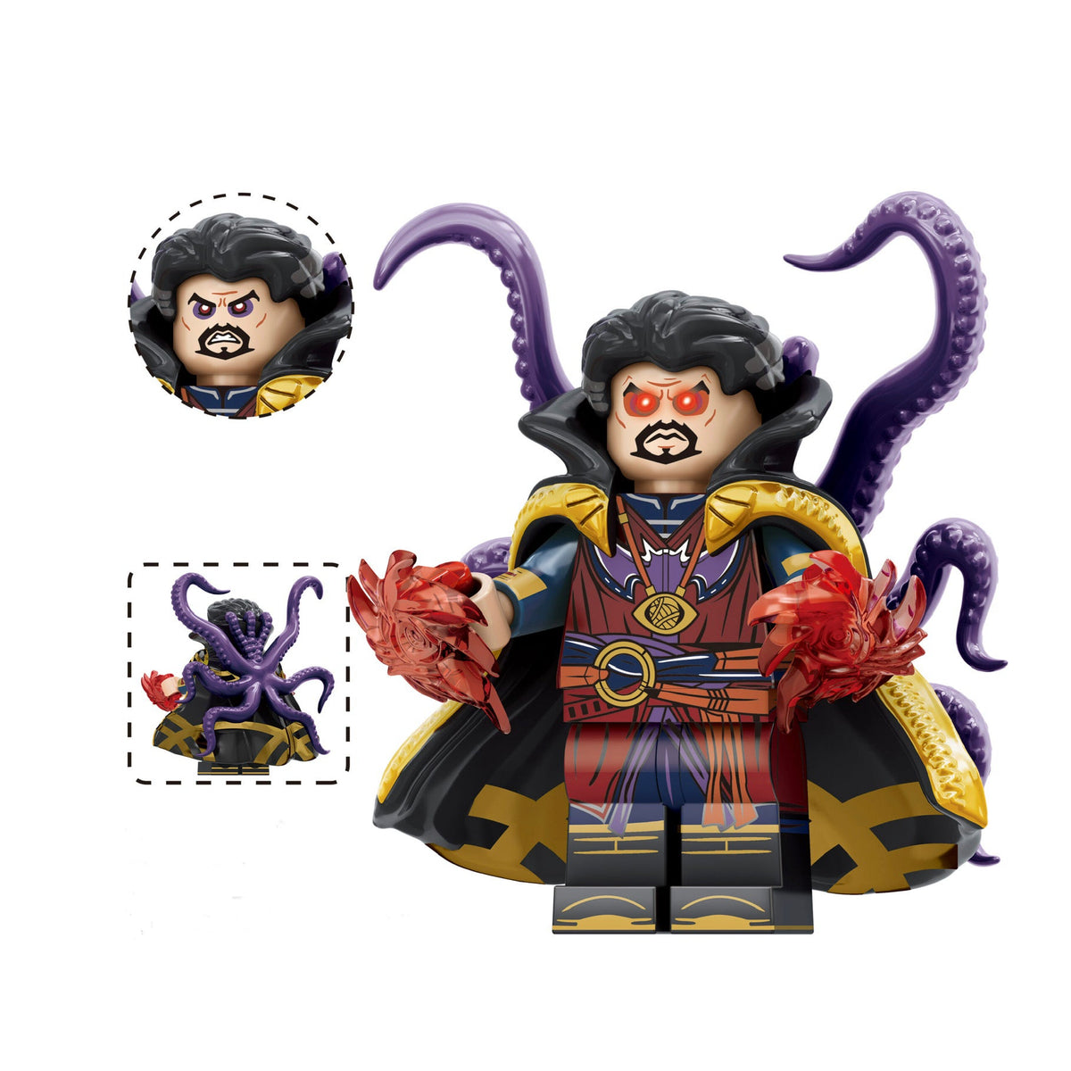 Marvel Lego Custom Minifigure - Evil Dr. Strange