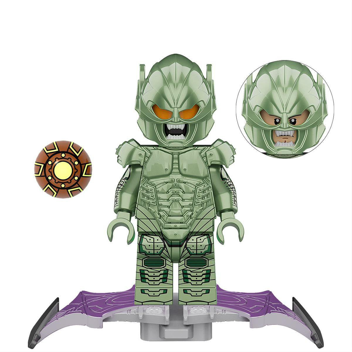 Marvel Lego Custom Minifigure - Green Goblin
