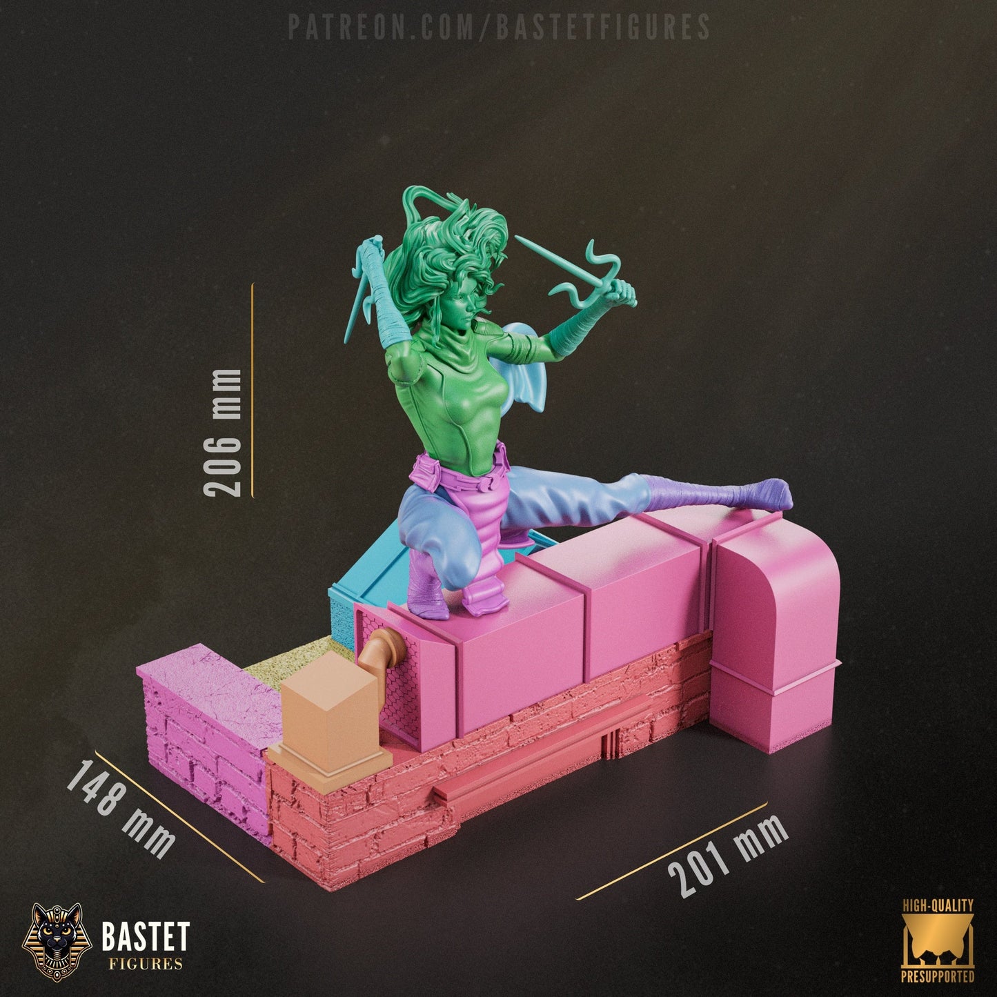 Marvel Comics Statue - Elektra (1:8 Scale & Bust)