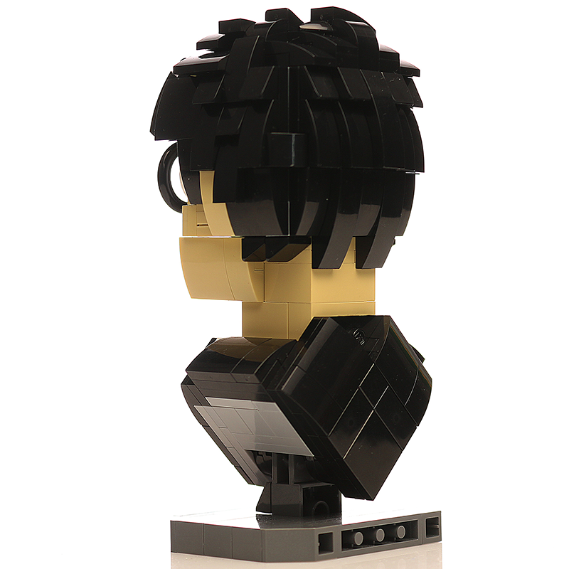 Harry Potter Lego Set - Harry Potter Bust MOC made using LEGO parts