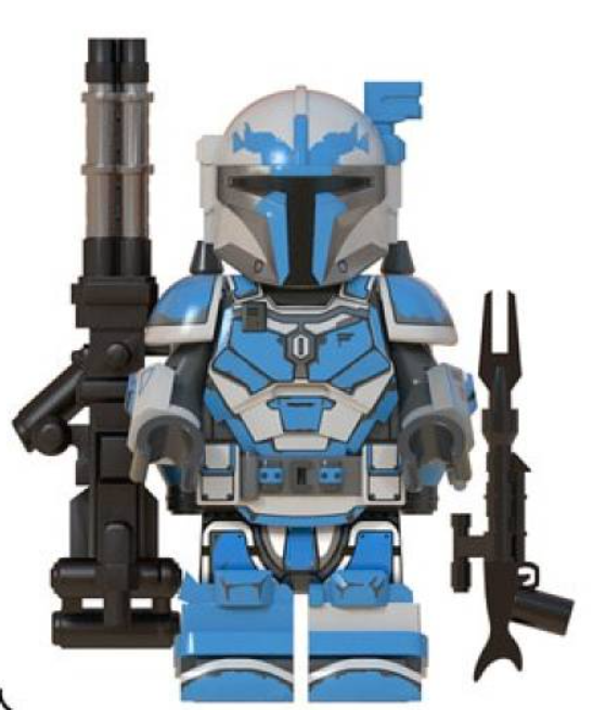 Star Wars Lego Custom Minifigure - Heavy Infantry (Mandalorian)