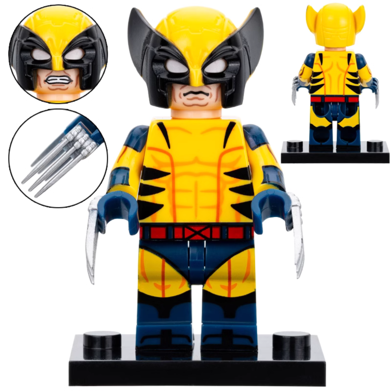 Marvel Lego Custom Minifigure - Wolverine 7